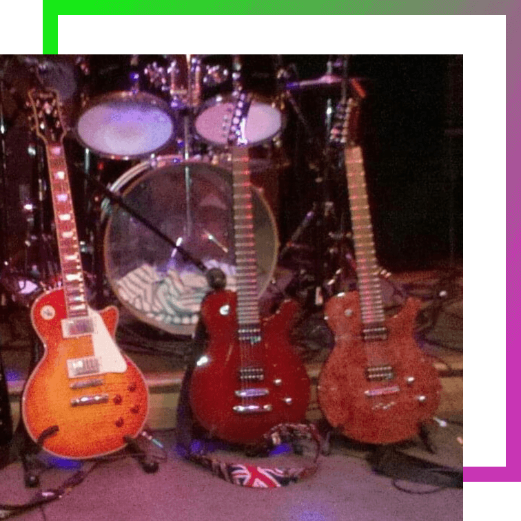 A drum kit